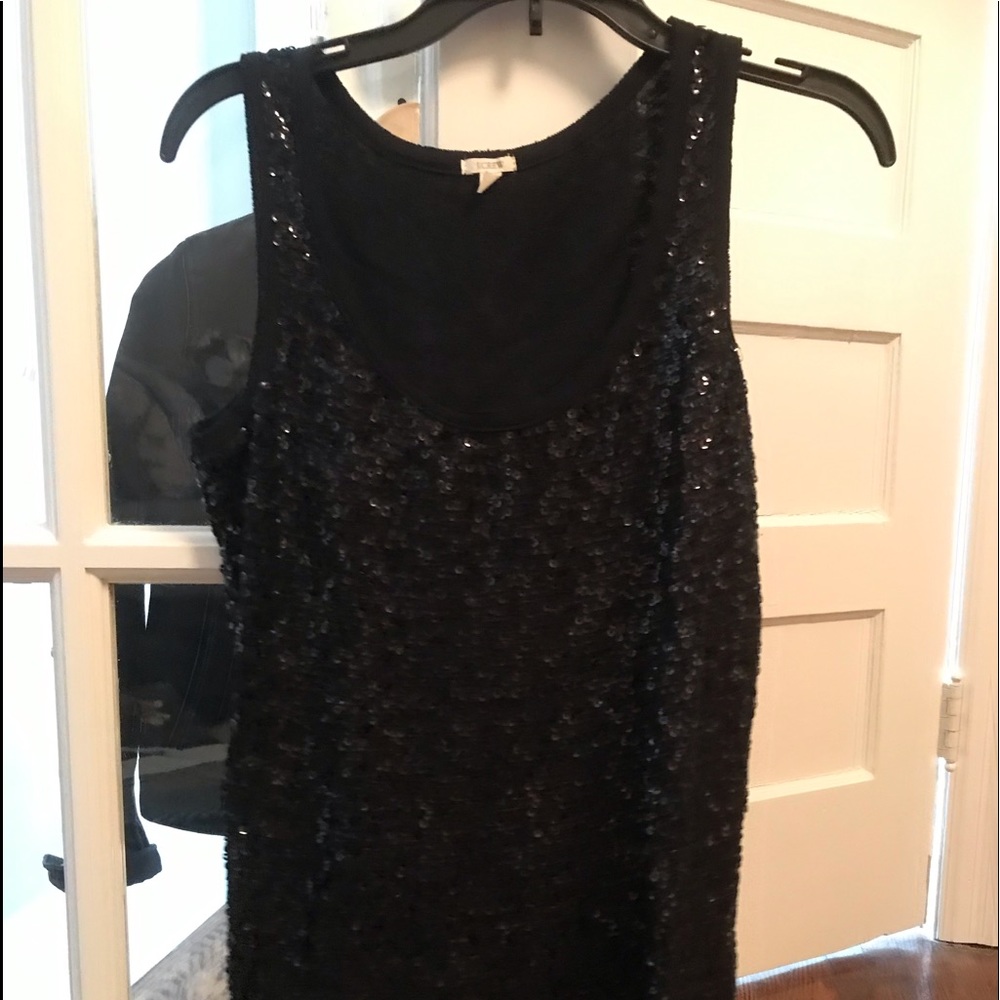 Sequin tank top